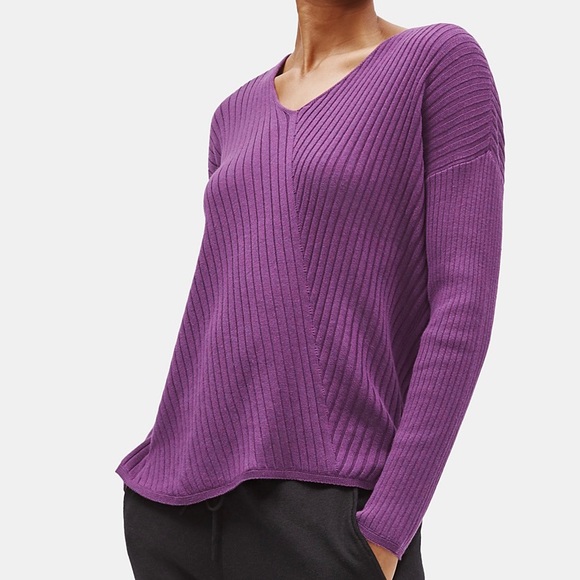 Eileen Fisher Tencel & Organic Cotton/Silk Top - Picture 2 of 6